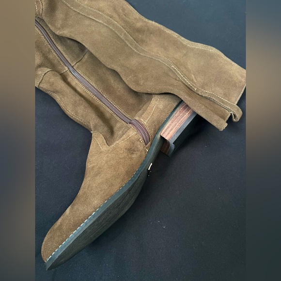 Soft real leather knee high boots - Picture 7 of 13